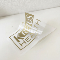 Maßgeschneiderte Statische Fensterfolien mit Umkehrdruck, Wiederverwendbare Transparente Abnehmbare Glas-Dekor-Vinylaufkleber