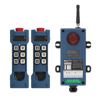 Télécommande de grue à vitesse unique, 10 canaux, étanche, antichoc, portée de contrôle de 100 m, utilisation universelle GT-LS10