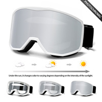 Lunettes de ski fournies par le fabricant, protection UV400, lentilles polarisées anti-buée, lunettes de sécurité pour snowboard adulte, lunettes de ski OEM