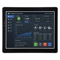 Mochuan 7'' Mc-h070 Modbus Rtu Hmi Panneau d'interface homme-machine tactile