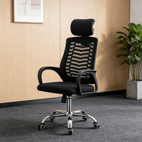 Chaise de bureau ergonomique à dossier haut pour cadre et personnel, idéale pour le travail sur ordinateur