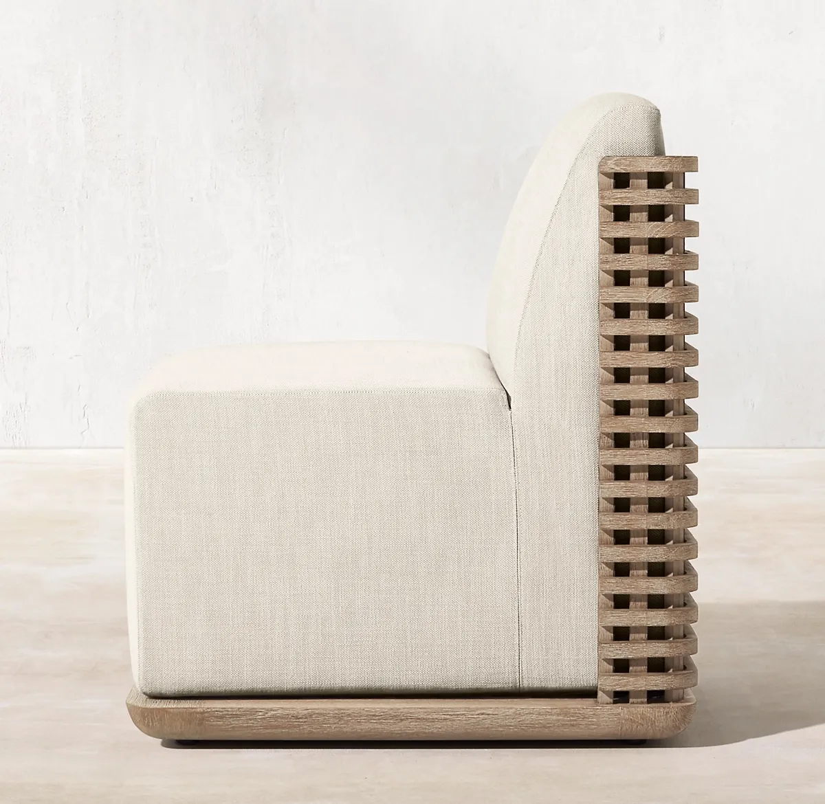 Уличная мебель для патио, мягкая мебель, изогнутая решетчатая рама, роскошные обеденные стулья из тикового дерева