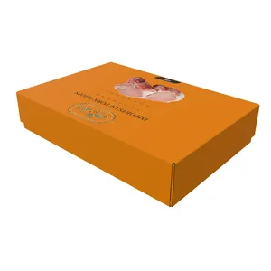 2000ml 66oz quadratischer Boden Faltbares Kraft futter Kraft, Papier Fried Chicken Sushi Salat Verpackung Takeaway Boxen/