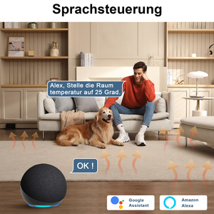 مفتاح ذكي يعمل باللمس من تاتشمي تويا مع ثرموستات للتحكم المركزي في التدفئة الأرضية - Product Image 2