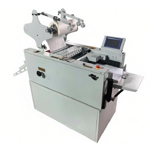 VS-450S 330mm SRA3 A3 Plastifieuse de documents commerciale entièrement automatique hydraulique à alimentation, découpe et empilage automatiques - Product Image 1