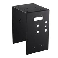 Support en métal nas boîtier d'ordinateur châssis boîtier d'armoire poudrcoat acier inoxydable boîtier en tôle d'aluminium