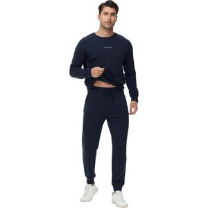 Ensemble de survêtement pour homme en gros, 2 pièces, manches longues, pantalon de jogging athlétique, tenue décontractée, vêtements de sport, tailles S-XXL - Product Image 6