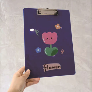 Biểu tượng tùy chỉnh khuyến mãi A4 nhựa clipboard với <span class=keywords><strong>clip</strong></span> Bìa - Product Image 6