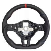 Volant en cuir noir pour Volkswagen CC MAGOTAN Golf 6 7 MK7 MK6 Lamando Passat GTL Tiguan