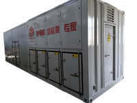 Banco de carga en contenedor de 3MW 3656kW, tipo resistivo/capacitivo, banco de carga ficticio de CA para pruebas de grupos electrógenos