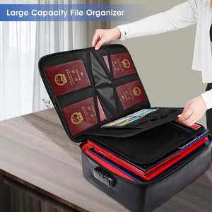 Bolsa Organizadora de Archivos de Nailon Resistente al Fuego y al Agua, Estuche para Laptop, Certificados, Documentos y Pasaportes - Product Image 6