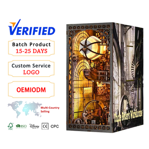 <span class=keywords><strong>3D</strong></span> <span class=keywords><strong>Puzzle</strong></span> meccanico libro Nook-giocattoli per <span class=keywords><strong>adulti</strong></span>, creativo inserto da scaffale con parti mobili - Product Image 1