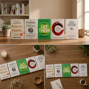 Atomic Habits, Psychology, Money, Courage, Be Disliked, Don't Believe Everything You Think, Let Them, Theory : Ensemble de 5 livres ultimes pour adultes - Product Image 2