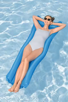 Fabrik preis PVC Tragbare lange schwimmende Reihen Schwimm ring Wasser bett matte Hängematte Aufblasbare Strand luft matratze