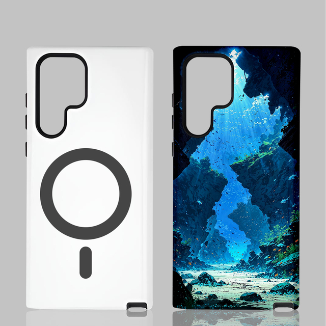Phone case Sublimation Blanks Double Layer 3d Sublimation Blanks Phone case Silicone samsung S22