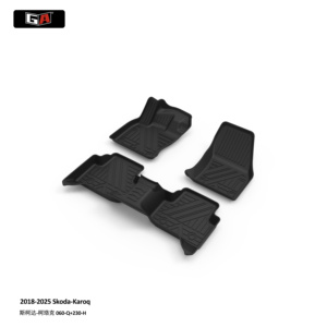 Tappetini Auto 3D in TPE ECO GA per Skoda <span class=keywords><strong>KAROQ</strong></span> 2018-2025, Facili da Pulire, Su Misura, Tappetini di Lusso, <span class=keywords><strong>Accessori</strong></span> Auto - Product Image 2