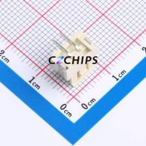 BX-HA2.54-2PLT Wire-to-Board Pin Header SMD,P=2.5mm Connector 1x2P 2.5mm Vertical Mount XHB - Product Image 2