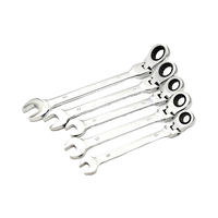 Jeu de clés mixtes de 11 mm en acier au chrome-vanadium, outils à main en acier au carbone pour usage industriel, métrique 17 mm