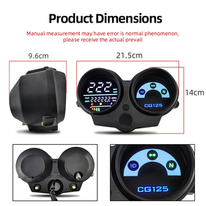 Factory Wholesale <b>Modified</b> Motorcycle Instrument Panel for Honda CG125 Fan Brazil Parts - Product Image 2