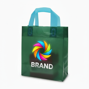 Printed Takeaway Restaurant Personalized Plastic Custom-made Gravure Printing Food Delivery TranslucentCustom Logo Shopping Bag - Product Image 1