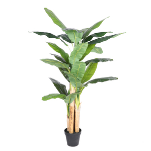 Faux bonsaï 150cm-300cm plante artificielle arbre véritable bois <span class=keywords><strong>bananier</strong></span> intérieur décor à la maison ornement <span class=keywords><strong>Musa</strong></span> Basjoo arbres décor à la maison plante - Product Image 1