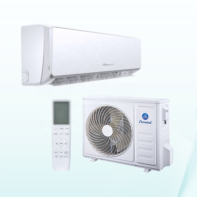 Puremind 9000Btu Ductless Mini Split Air Conditioner and Heat Pump On/Off Home Air Conditioners R290/R454 12000Btu Wifi