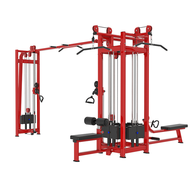 5 Multi Station Steel Gym Equipment with Functional Trainer for Commercial Strength and Fitness Workouts