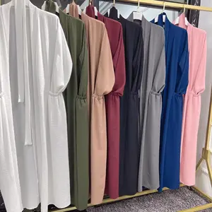 אופנה חדשה פתוחה אבאיה לנשים אלגנטיות גבירותיי ג'ילבאב אביה בגדי טופטאן טורקיה אביה סיטונאי משלוח לכל העולם