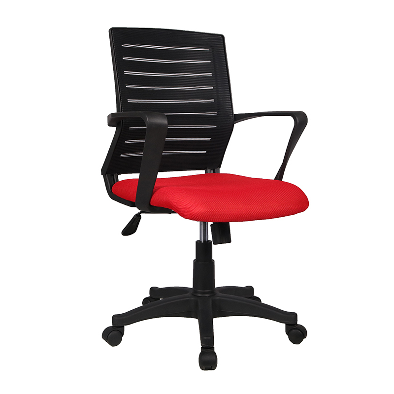 AODA adjustable Unique fabric colorful mid back chair work office chairs with casters