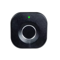 EVERGOOD ZC05 Serrure de cabinet électronique à empreinte digitale en ABS noir avec capteur biométrique, utilisée pour les tiroirs et les armoires