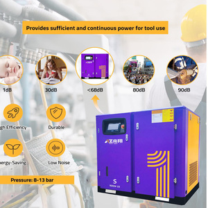 Meilleur compresseur silencieux avec bloc d'air GHH 7,5 kW 11 kW 15 kW 18 kW 20 kW 22 kW à vis 7-13 bars avec certification CE - Product Image 4