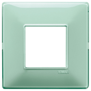 Vimar Wall <b>Switch</b> Plate 2M BS Reflex Mint Green 14.5x9.5cm - Product Image 1