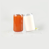 Boîtes en aluminium PET personnalisées avec logo, 210 ml, 330 ml, 500 ml, 600 ml, pour boissons gazeuses, jus, soda, bière, café, bouteille en plastique PET