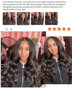 All'ingrosso onda dritta del corpo profondo capelli umani fasci 12A grado brasiliano vergine estensione 100% capelli umani - Product Image 2