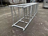 Structure de treillis carrée en aluminium robuste pour écran LED, éclairage DJ, équipement audio, stand de concert extérieur, exposition