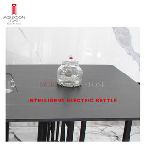 โต๊ะน้ำชากังฟูกังฟูของจีน,โต๊ะกระเบื้องพอร์ซเลนรูปแบบสี่เหลี่ยมโลหะขนาดใหญ่ - Product Image 6