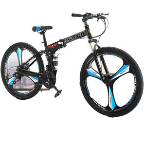 Nouveau vélo de montagne et de route pliable 21 vitesses, 24/26 pouces, freins à disque doubles, cadre en acier, pliable pour adultes, portable, haute vitesse - Product Image 1