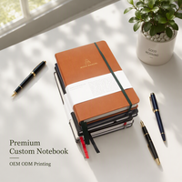 Agenda personnalisé en cuir PU, couverture personnalisée, imprimé sur mesure, A4, A5, A6, vente en gros pour l'école et le bureau