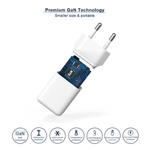 <span class=keywords><strong>Cargador</strong></span> Portátil Tipo <span class=keywords><strong>C</strong></span> con Certificación CE ROHS GS KC ERP, Enchufe Europeo, Carga Rápida de <span class=keywords><strong>20W</strong></span> con Logotipo Personalizado - Product Image 5