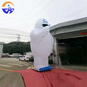 Nouveau Monstre des Neiges Gonflable Géant à Thème Dessin Animé Multicolore avec Lumières LED et Ventilateur Intégré pour Extérieur AC - Product Image 3