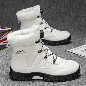 2025 Men's Winter <b>Warm</b> Padded Cotton Snow Boots Plush Breathable Fashion Young Men's <b>Shoes</b> - Product Image 6
