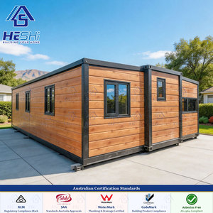 Casa Contenedor Prefabricada Expandible de 40 y 20 Pies, Estándares AU, 1, 2, 3, 4, 5 Dormitorios, Casa Modular Plegable en Venta - Product Image 1