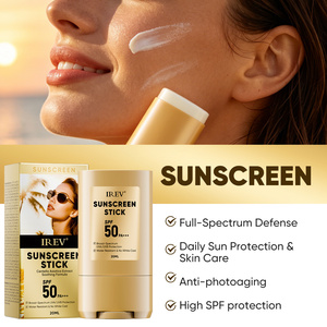 Private Label IREV <b>Sunscreen</b> Stick SPF50 PA+++ Broad Spectrum Water Resistant 20ML for All Skin Types Refreshing OEM Sunsblock - Product Image 3