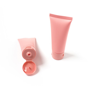 Custom logo Soft Cosmetic Squeeze Tube 60ml 60g Sunscreen Skin Care Matte Pink Empty Soft Lotion Hand Cream Tube <b>with</b> <b>Flip</b> <b>Top</b> - Product Image 4