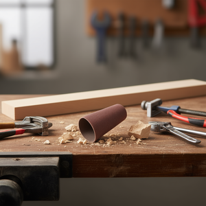 Disque de ponçage conique en tissu abrasif corindon, grain 220, 22,36x60 mm - Product Image 3