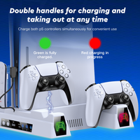 Station de charge verticale multifonctionnelle avec ventilateur de refroidissement pour console PS5 Pro/Slim, accessoires de jeu