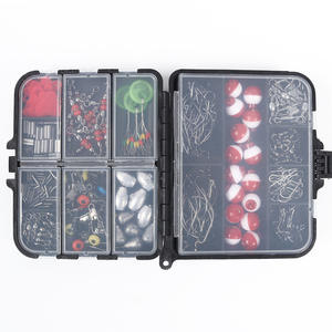 Ensemble d'accessoires de pêche de haute qualité 264 pièces avec boîte à pêche incluant hameçons, plombs, émerillons, agrafes et flotteurs - Product Image 6