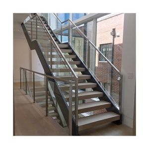 Escalera Recta de Doble Viga Resistente con Herrajes <span class=keywords><strong>para</strong></span> Escalera de Doble Viga <span class=keywords><strong>para</strong></span> <span class=keywords><strong>Interiores</strong></span> - Product Image 2