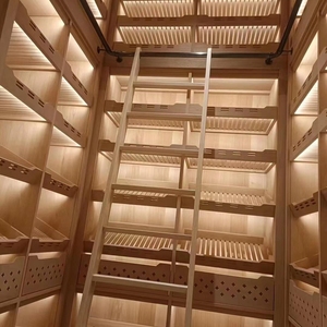 Cantina <span class=keywords><strong>di</strong></span> sigari su misura per la casa <span class=keywords><strong>di</strong></span> sigari <span class=keywords><strong>di</strong></span> legno moderno Bordeaux Bordeaux cantina <span class=keywords><strong>di</strong></span> sigari - Product Image 2