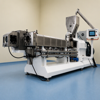 Ligne de production de riz instantané à double extrudeuse à vis, en acier inoxydable, automatique, haute efficacité